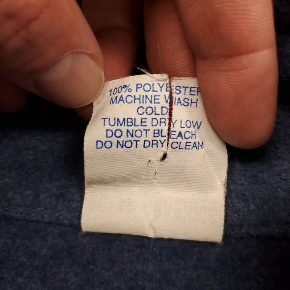 VTG Polar Graphics Fleece Vest Embroidered Alaska Logo Made in USA Pockets Large - Picture 8 of 8